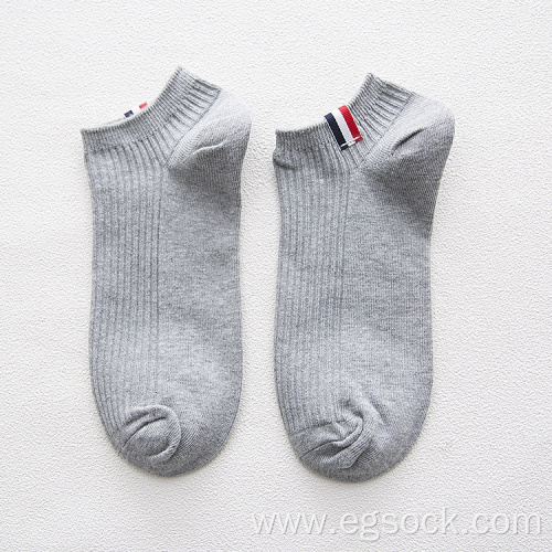 knit fabrics ankle length low cut cotton socks